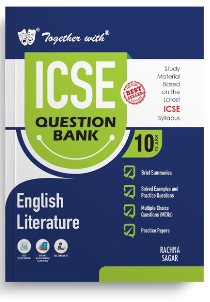 Together with ICSE Question Bank Class 10 English Literature for 2024-25 Board Exams 